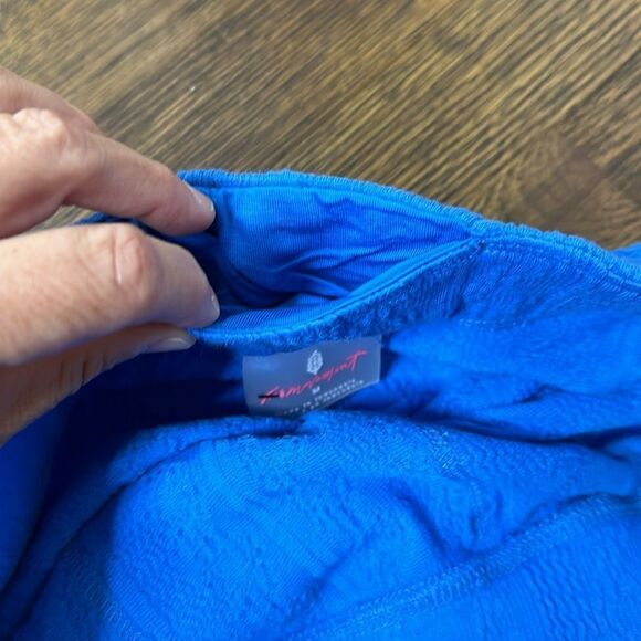 NWOT FP Movement Blue Textured Joggers - Size Medium - Picture 9 of 10